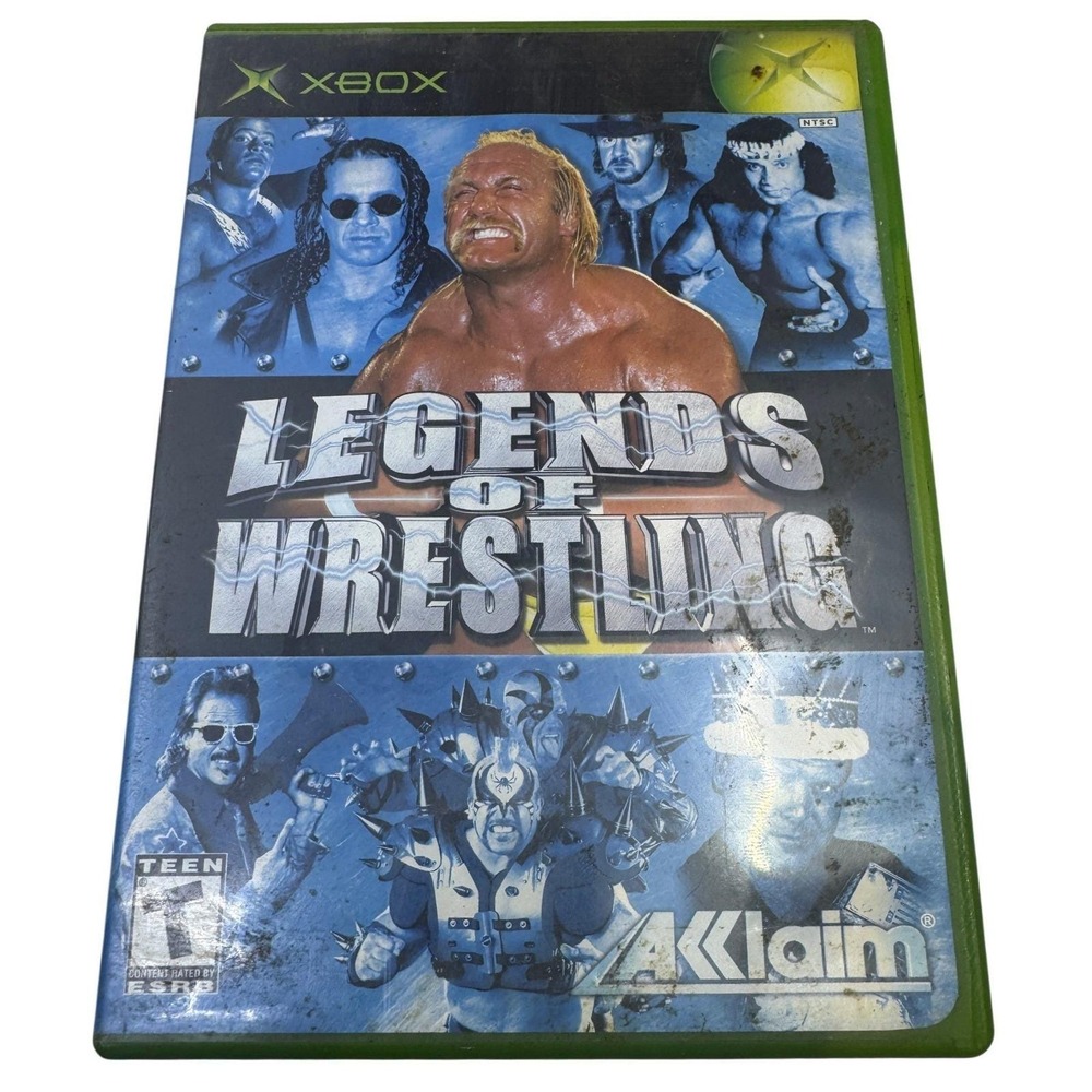 Legends of Wrestling Microsoft Xbox Game Acclaim Hulk Hogan NTSC 2002 CIB